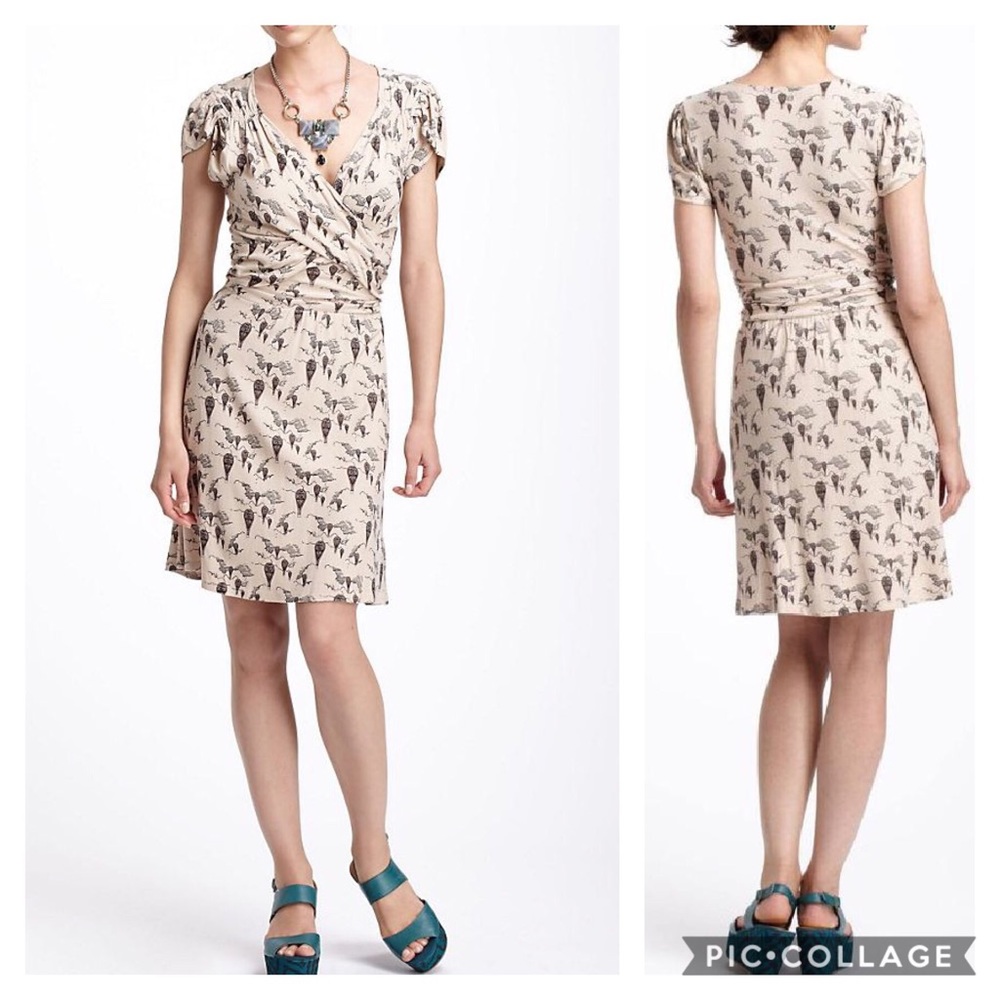 Anthropologie LeifNotes Up & Away Hot Air Balloon Mini Dress